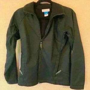 Columbia black Jacket sz S fall spring lightweight casual preppy comfy neutral